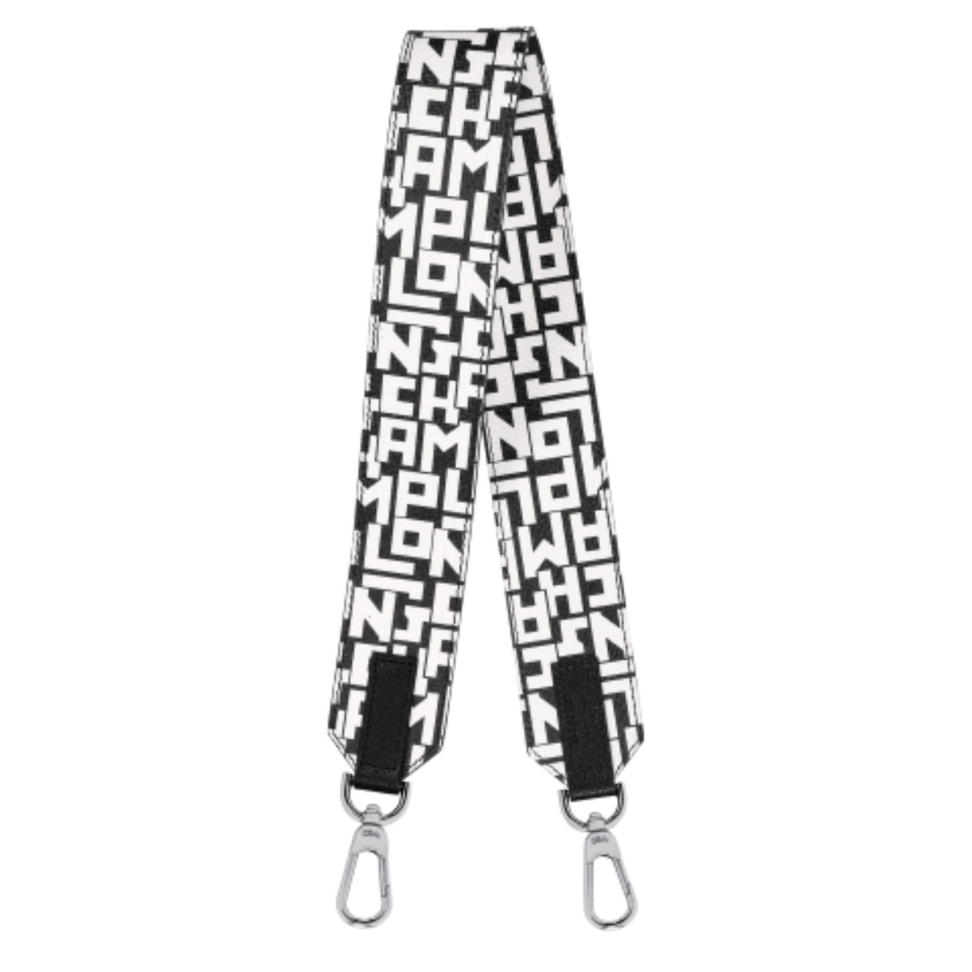 605 Shoulder strap/ 34133HPZ067 /Shoulder strap Black/White/