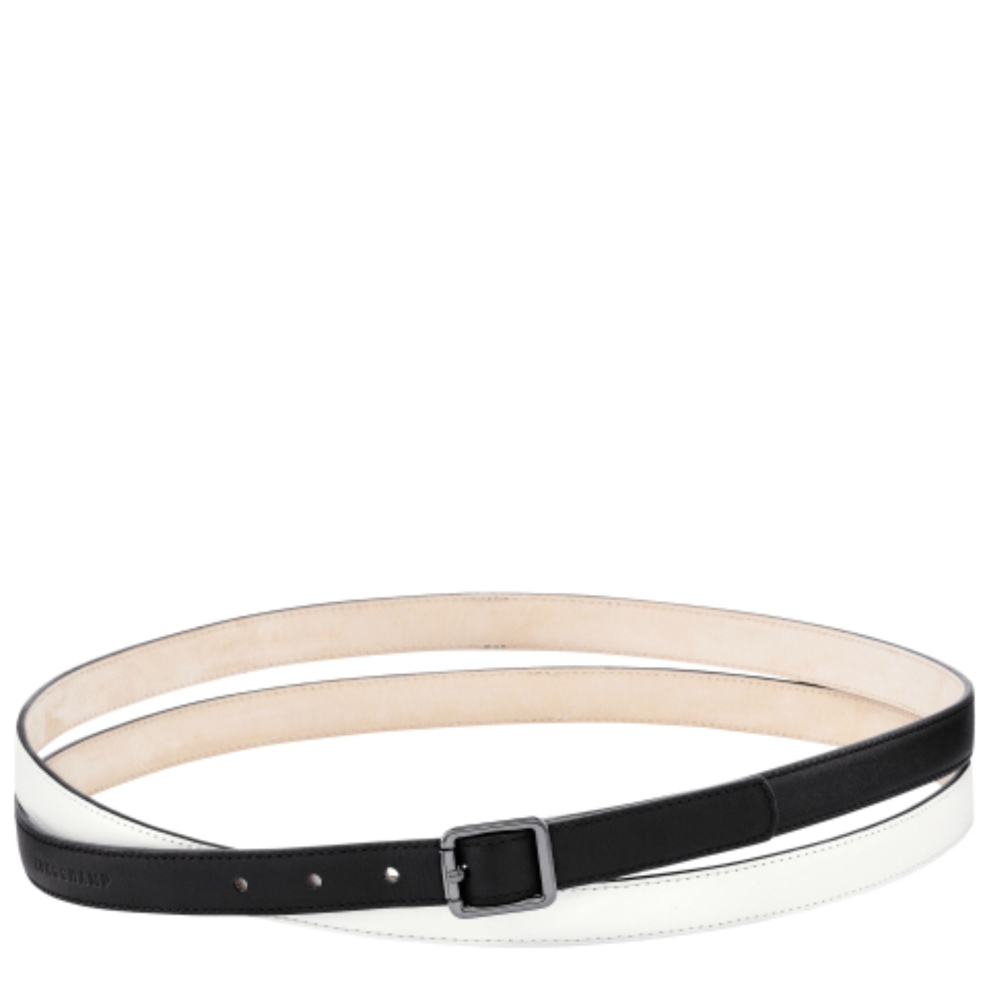 710 Belts/ 40079H87067 /Ladies' belt Black/White/