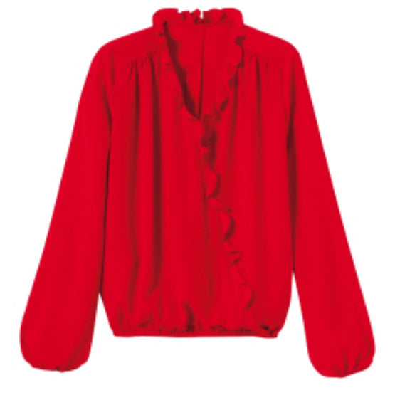 770 RTW/ 60855SPF545 /Blouse Red/ 36