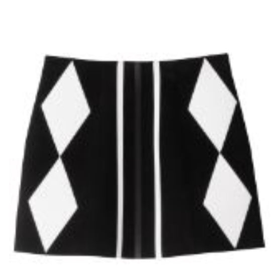 770 RTW/ 61099JOJ067 /Skirt Black/White/ 36