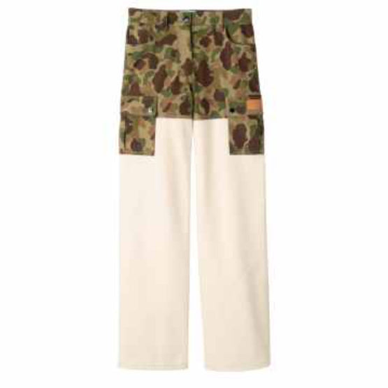 770 RTW/ 61133CMFH97 /Trousers Khaki/Ecru/ 36