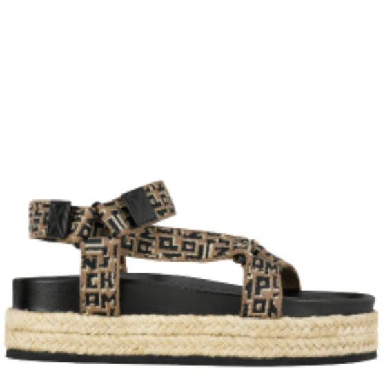 780 Shoes/ 70258SB3439 /Flat Sandals Taupe/Black/ 40