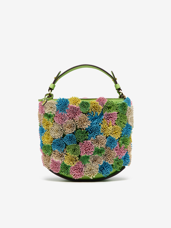 (Pin)_Pin Mini Bucket +C Pompons Taurillon Soft Multicolour - Aloé