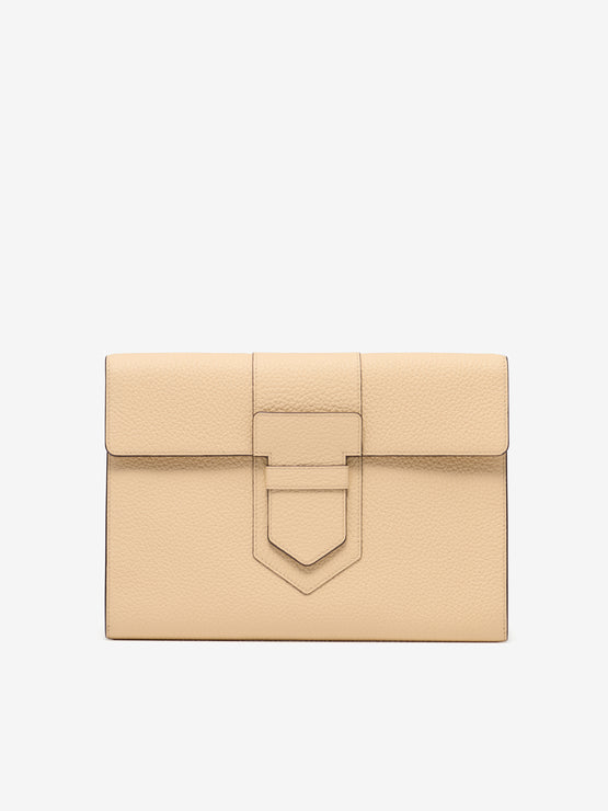 Presse A5 Pouch Taurillon Soft Dune