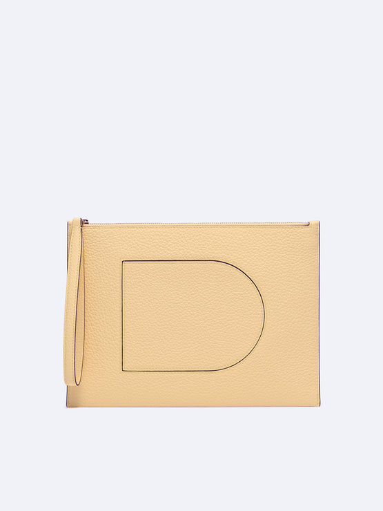 Pin D Pouch PM Taurillon Soft Dune