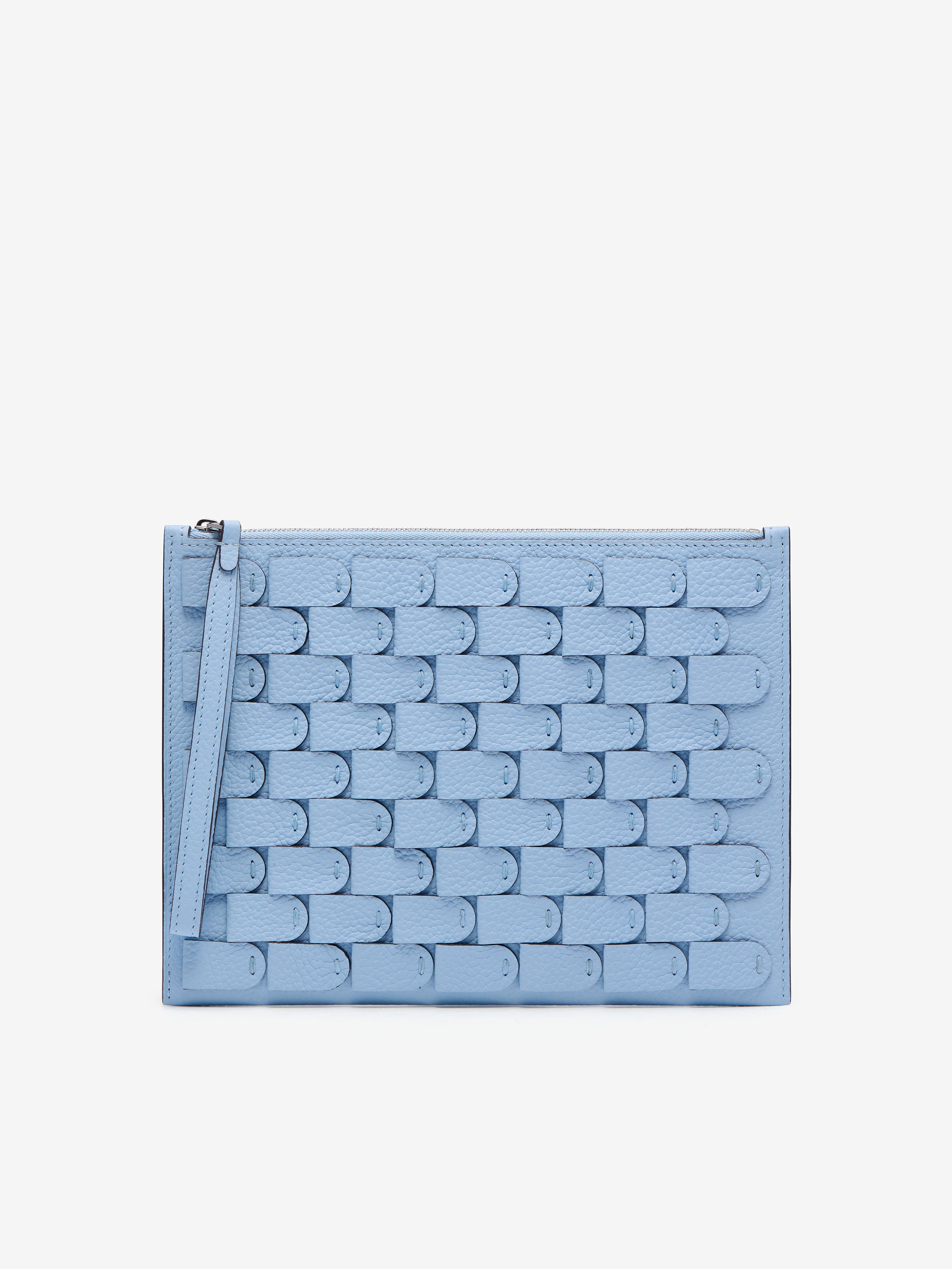 Pin D Pouch PM Arsenal Taurillon Soft XL Azure