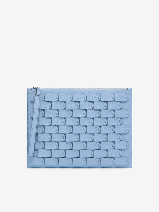 Pin D Pouch PM Arsenal Taurillon Soft XL Azure